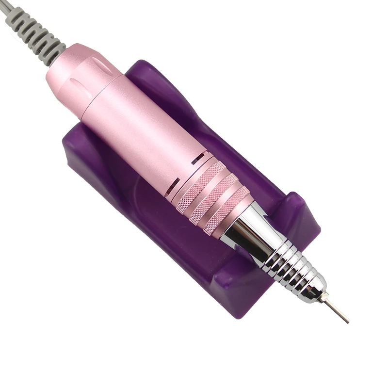 35000RPM Nail Drill Handle Professional Electric Manicure Machine Stainless Steel Handle Electric Manicure Drill Accessory Tool