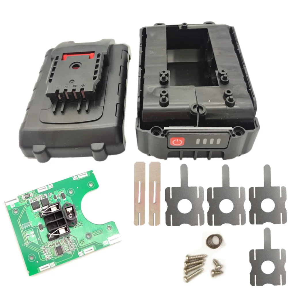 Ящик для хранения с 21 в 5s Bms миниатюрная отвертка литиевым аккумулятором чехол