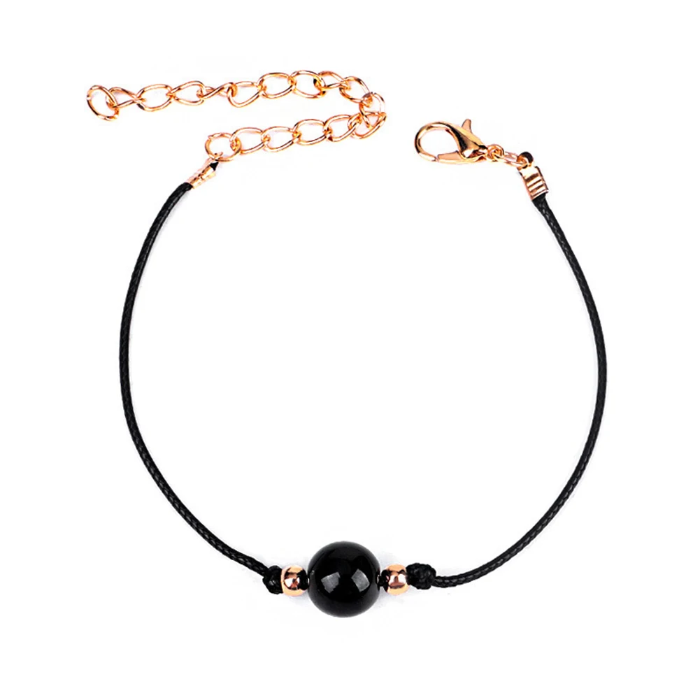 Очаровательный плетеный браслет из искусственного жемчуга с листьями лотоса 4