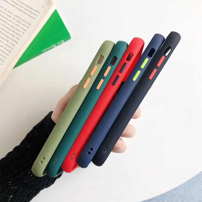 Роскошный прозрачный матовый чехол для телефона iPhone 6 6S 7 8 Plus X XS 11 Pro Max XR Защита