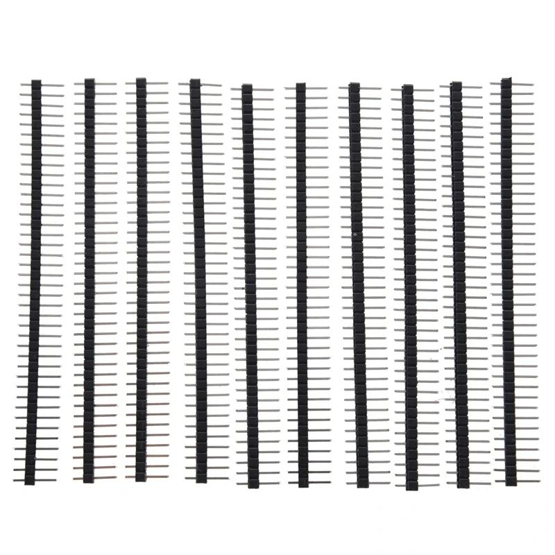 

10pcs 40-pin Male Pin-head of single line band of 2.54 mm height
