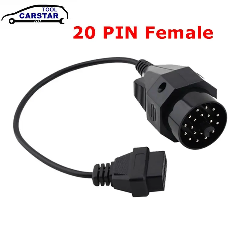 Новейший адаптер OBD II для BMW 20 pin к OBD2 16 PIN гнездовой разъем e36 e39 X5 Z3 20pin | Автомобили и