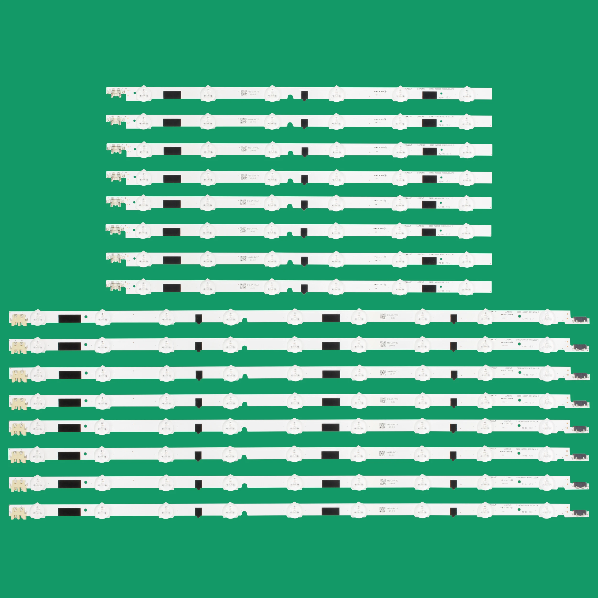 New Kit 16pcs LED backlight strip Replacement for Samsung TV UE46F6510SB UE46F6400AW BN96-25308A BN96-25309A D2GE-460SCA