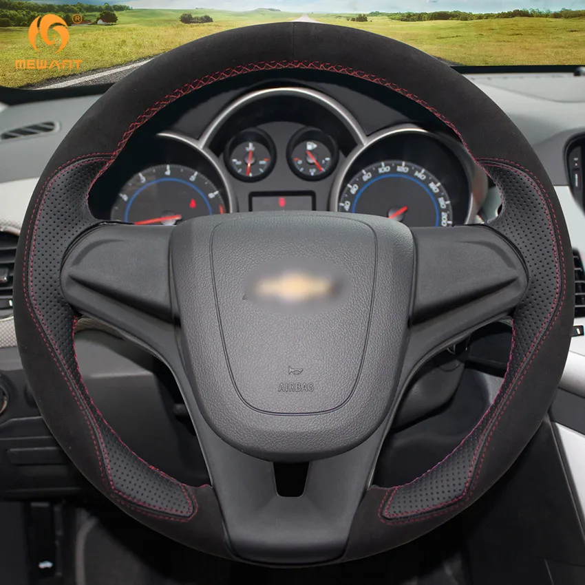MEWANT черная замша кожа искусственная для Chevrolet Cruze 2009-2014 Aveo 2011-2014 запчасти Holden 2010 |