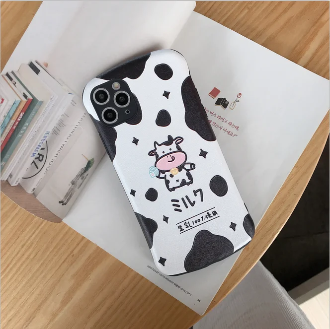 

GlamPhoneCase Simple Milk Pattern Phone Case For iPhone11Pro/Max X XS Max XR Soft Silicone Cover For iPhone11 7 8 6 6s Plus Case