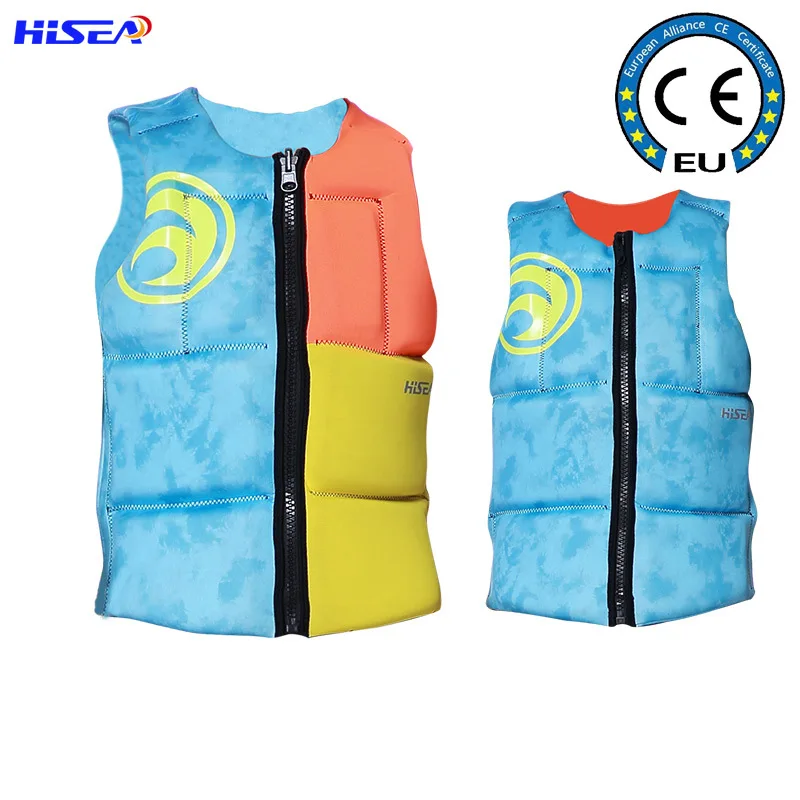 Hisea Woman Two sides to Wear Life Jacket gilet floating surfing portable high buoyancy Diving Drifting Watersports Vest | Спорт и