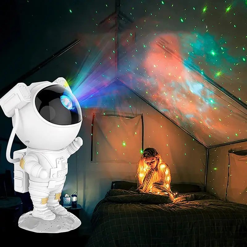

Star Night Light For Kids Astronaut Universe Projection Night Light Bedside Lamp Christmas Romantic Star Galaxy Projector Lamps