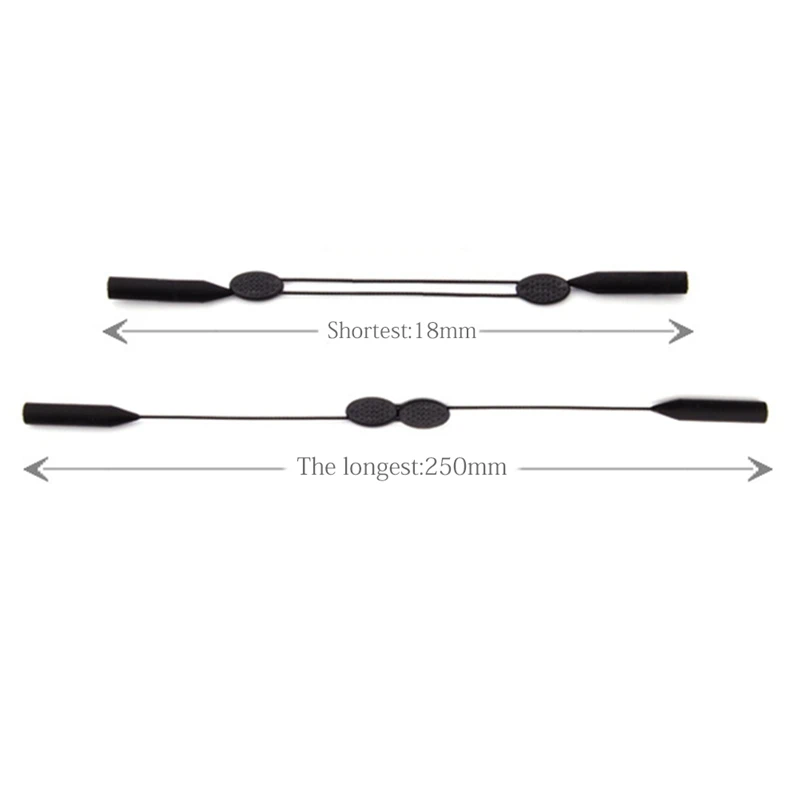

Outdoor Sports Eyeglasses String Sunglass Rope Band Holder Glasses Adjustable Silicone Wire Sunglasses Rope String