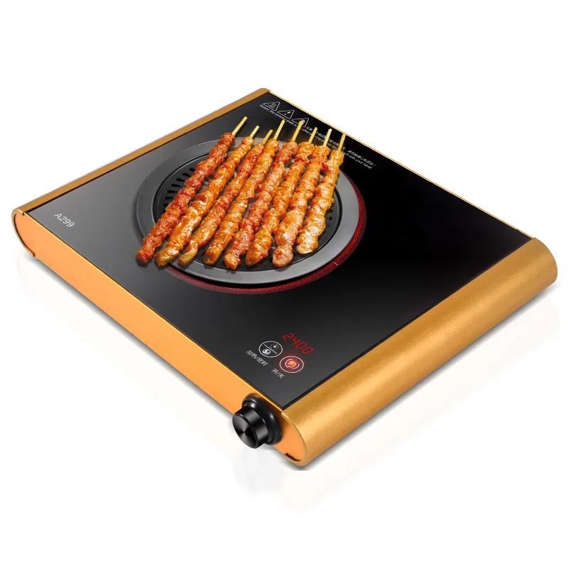 Электрическая керамическая плита домашняя чайная мощная настольная