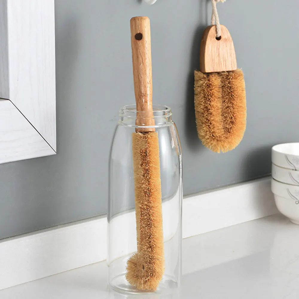 Щетка для очистки ручной работы пенная бутылка графин стекло бар очиститель