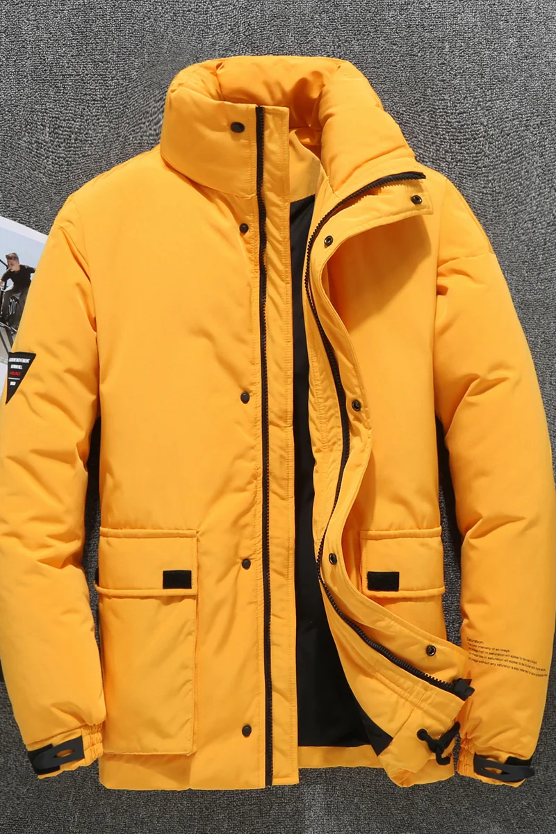 

2020 New men's down jacket winter jacket men's thick white duck down fashion clothes