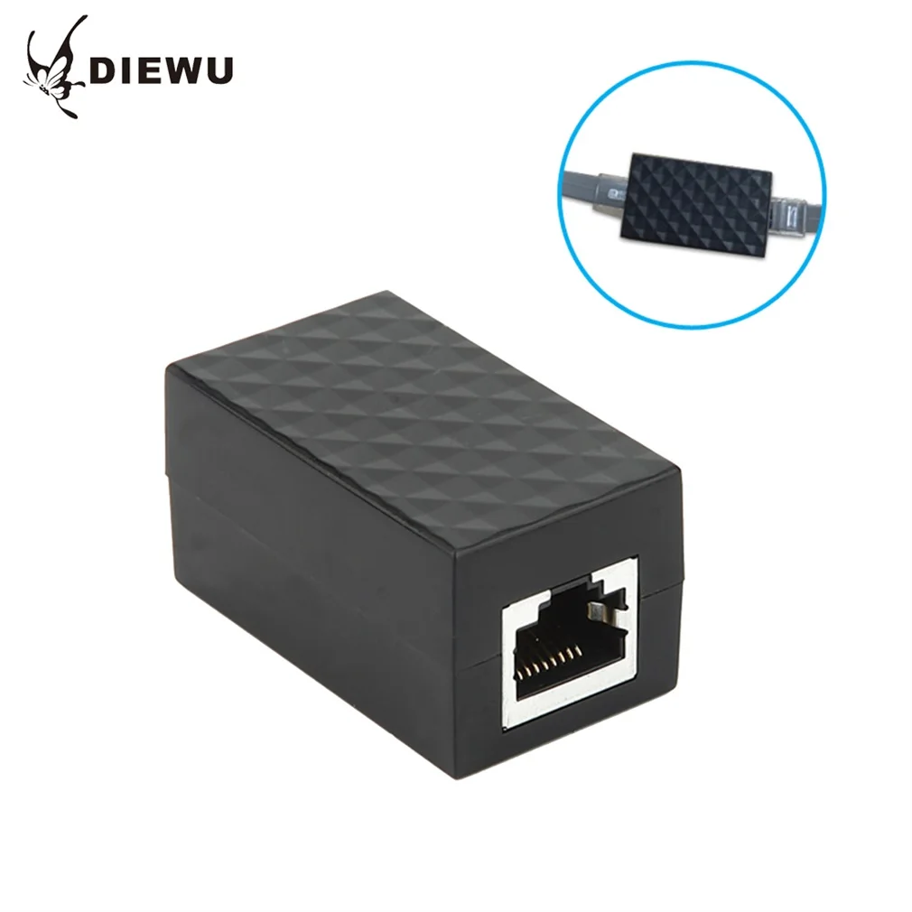 DIEWU RJ45 Сетевой интерфейсная защита от молнии, удлинитель, коннектор, кабель, вилка, разъем для телефона и компьютера.