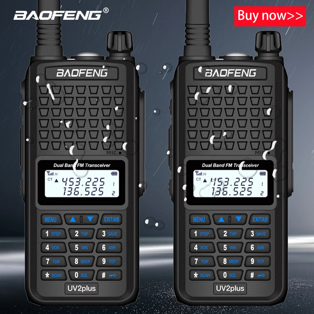 2020 Baofeng S5 Plus Водонепроницаемая рация с большим диапазоном 25 км двухстороннее