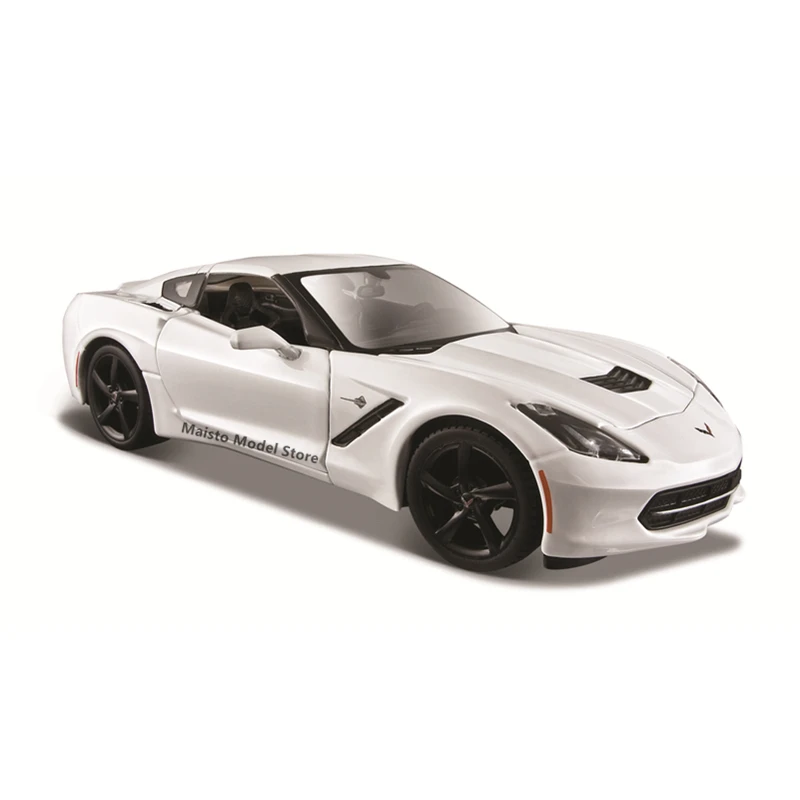 

Высокоточная модель автомобиля Maisto 1:24 2014 Chevrolet Stingray coupe, литые под давлением, Коллекционная модель, подарок