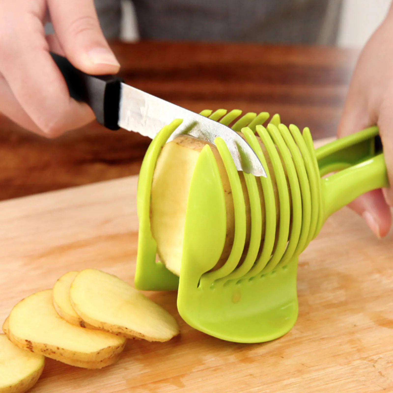 Lemon Slicer Tomato Slicer Egg Slicer,onion Slicer, Fruit Halved, Hand-cut Fruit Holder Home Appliances For Kitchen Cooking Tool