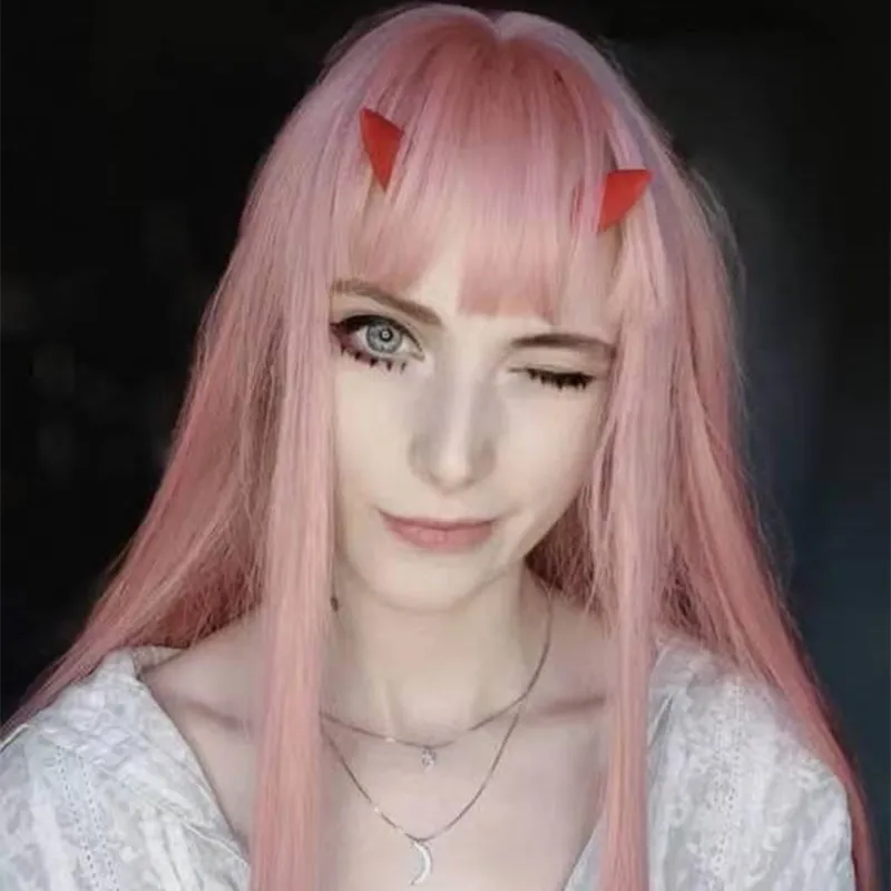 Ободок для косплея DARLING in the FRANXX Zero Two ободок из ПВХ волос головной убор ручной