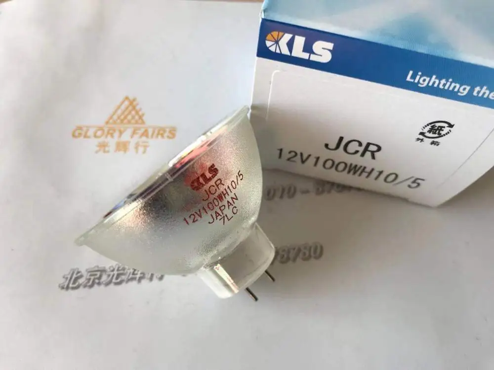 2pcs KLS JCR 12V100WH10 lamp JCR12V100WH10/5 12V 100W bulb 12V100W long life reflector Microscope light source | Лампы и освещение