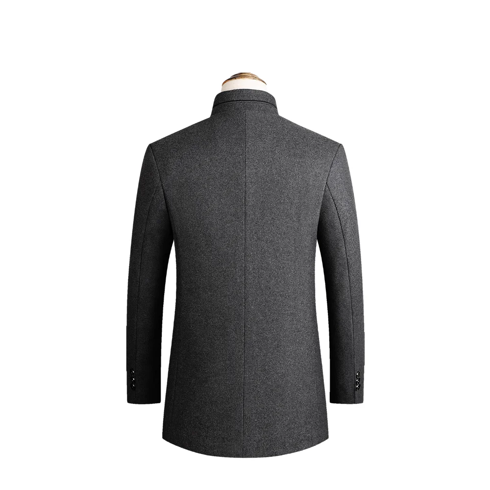 Men's Tweed Coat,Men's Trench Coat Jacket,Middle-aged Dad's Coat,collar Tweed Coat,Middle-aged and Old Wool Coat,Tweed Coat Men
