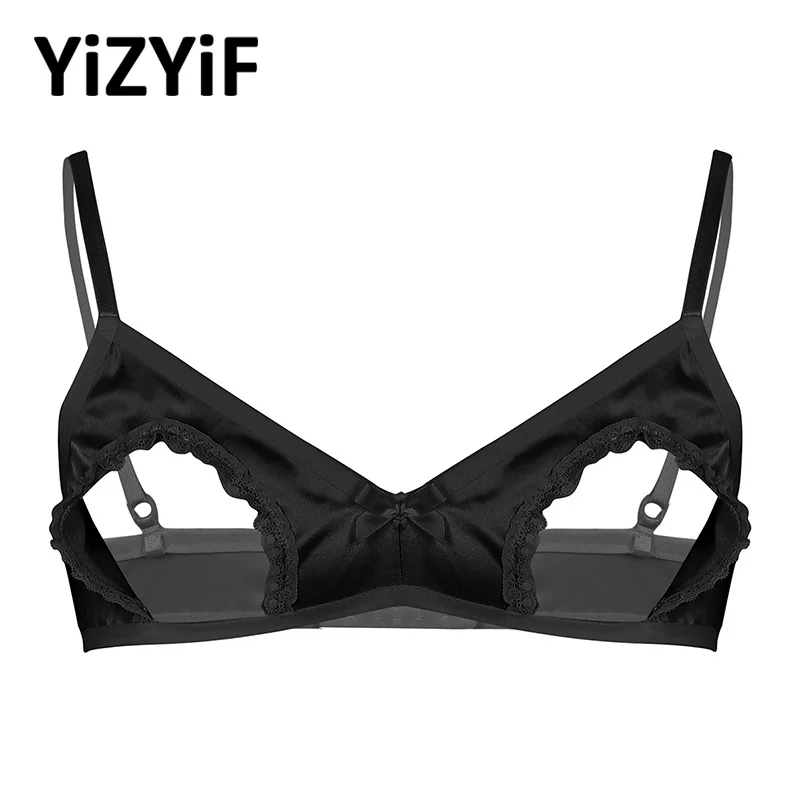 Мужской бюстгальтер без косточек с тонкими бретельками|Раздельный из двух