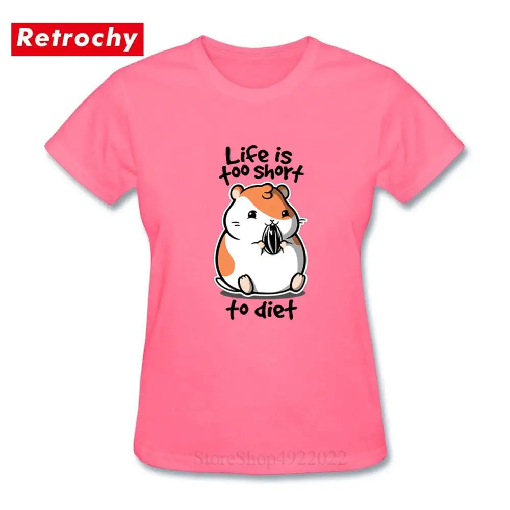 Футболка каваи с принтом хомяка | Женская одежда