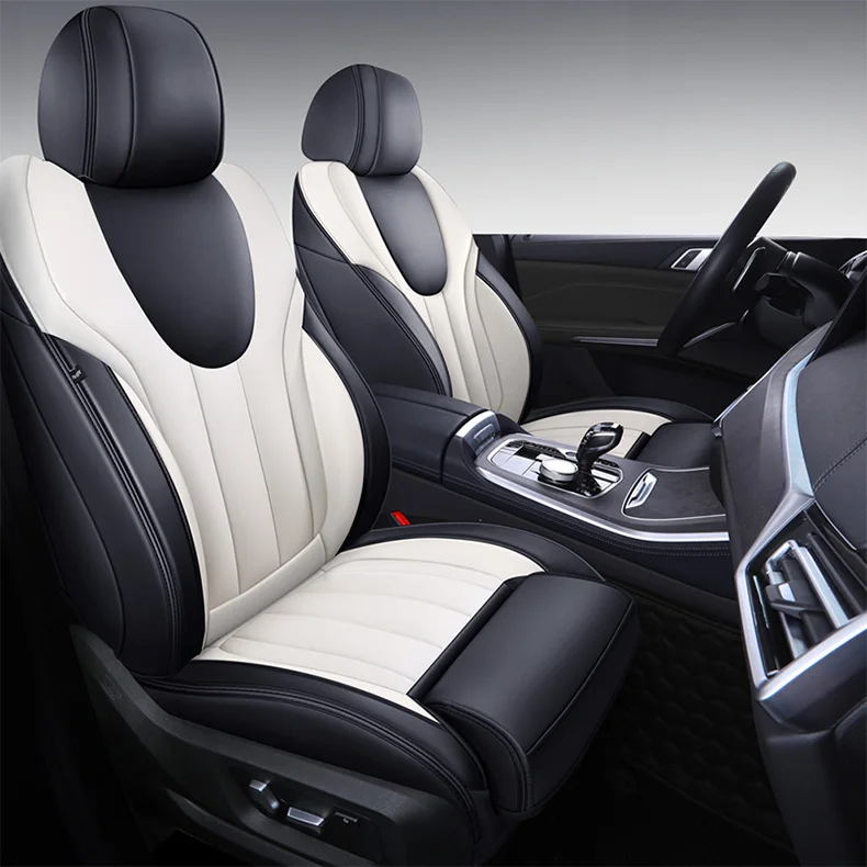 

Custom car Seat Cover Front Rear 5 Seats For auto Citroen Aircross C4 C5 PU Leather Airbags Compatible car Interior Accessories