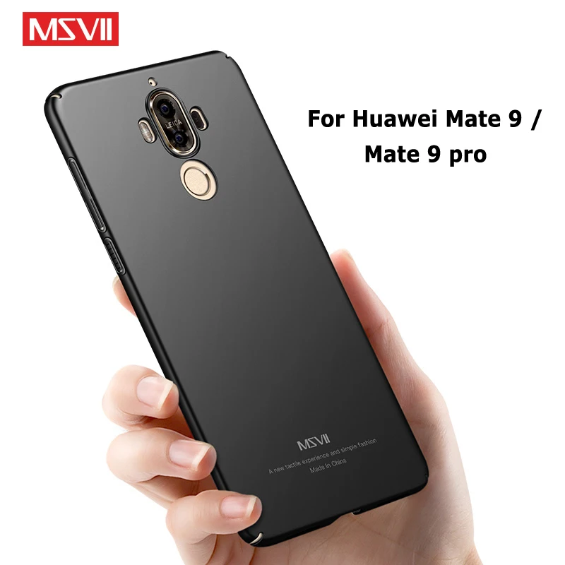 Чехол для Mate 9 Ультратонкий матовый чехол Msvii Huawei Mate9 Pro жесткий из поликарбоната
