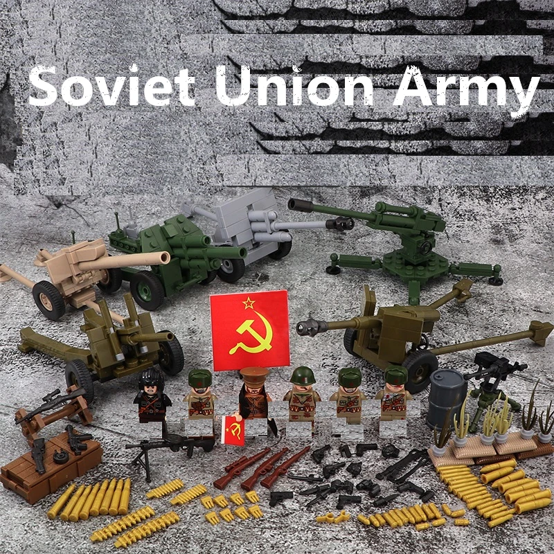 WW2 советские солдаты армия набор военное оружие городской полиции детали playmobil