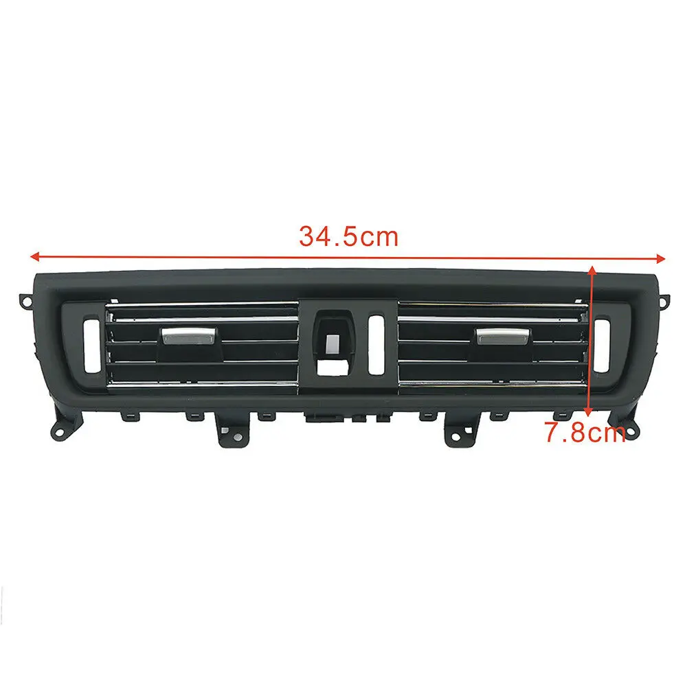 OEM 64229166885 Передняя консоль гриль AC решетка вентиляции Черный Новинка для BMW 5 серии