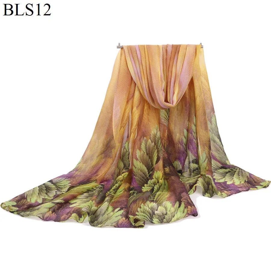 

Winter Women's Warm Scarf Coral Flower Bali Yarn Cotton and Linen 180*100cm Shawl Scarf Women Wholesale