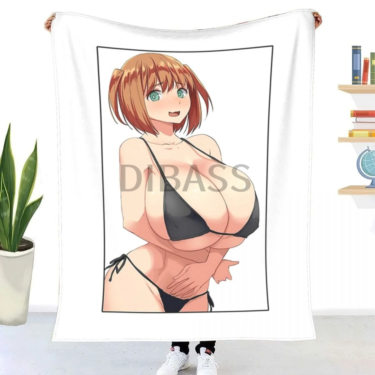 

Anime Hentaii Shirt Throw Blanket 3D Printed Flannel Throw Blankets