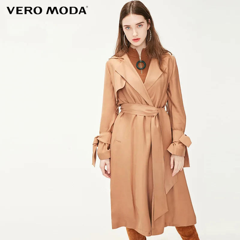 

Vero Moda Women's Lapel Mid-length Trench Coat|319121523