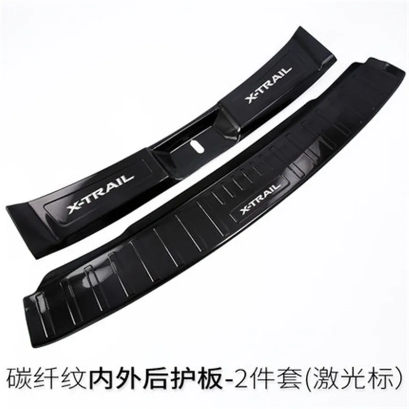 Передний и задний бампер из нержавеющей стали противоскользящая защита для Nissan