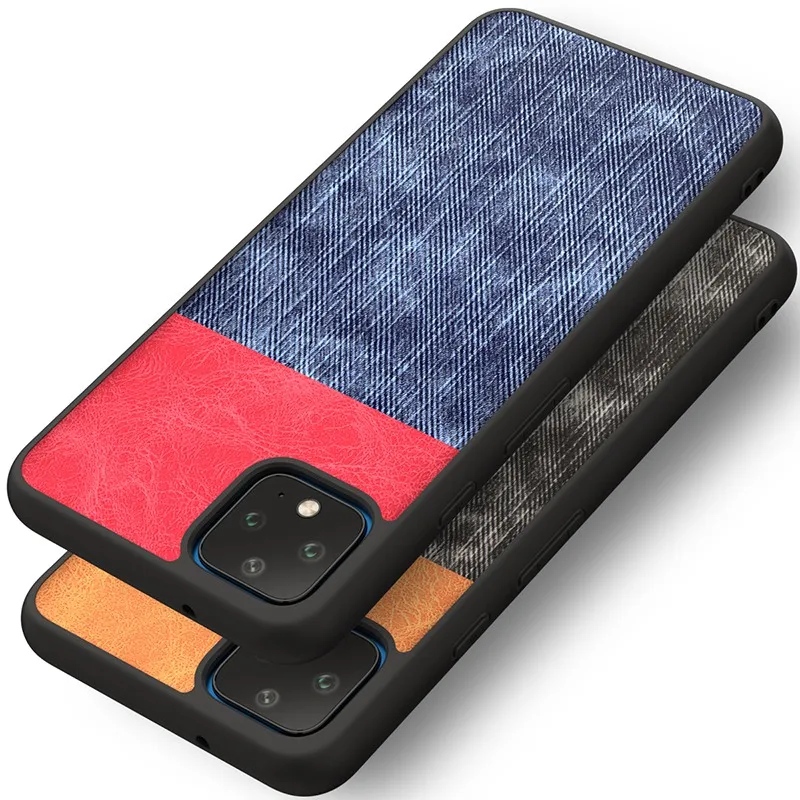Чехол для Google Pixel 4 XL Роскошный Матовый чехол из искусственной кожи Силиконовый