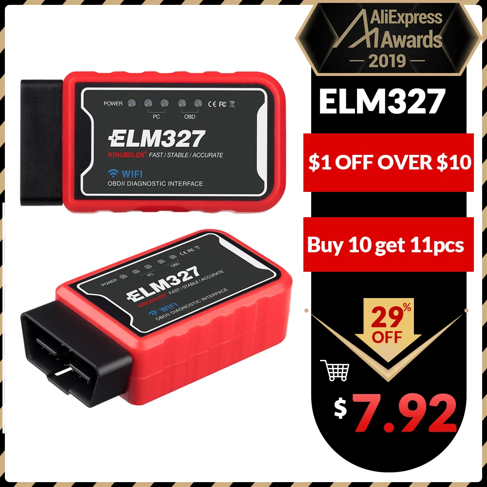 ELM327 Wi-Fi Bluetooth V1.5 PIC18F25K80 чип OBDII диагностический инструмент IPhone/Android/PC ELM 327 V 1,5 автоматический сканер OBD 2 считыватель кодов