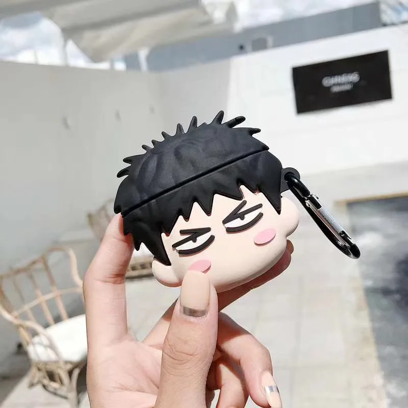 

For Airpods Case,3D Cartoon Cute football Boy Case For Airpods 1/2 Case Soft Silicone Earphone Headphone Cover For Boys