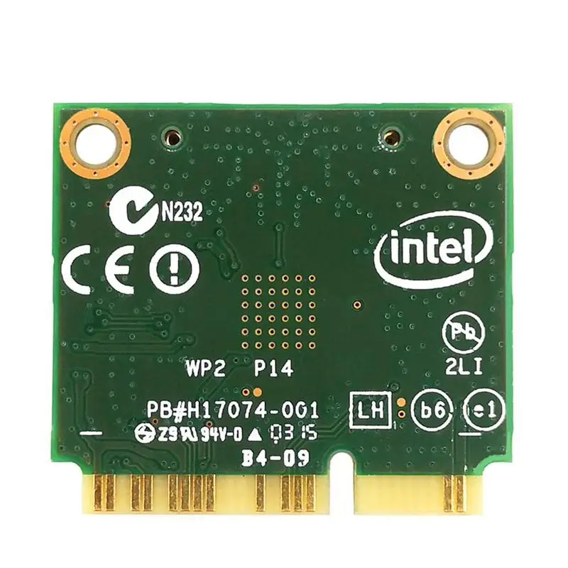 

For intel Dual Band Wireless-AC 7260HMW 7260AC FRU:04W3814 WIFI S440 card Mini For THINKPAD half 04X6010 E540 E440 S540 S1 W1O4