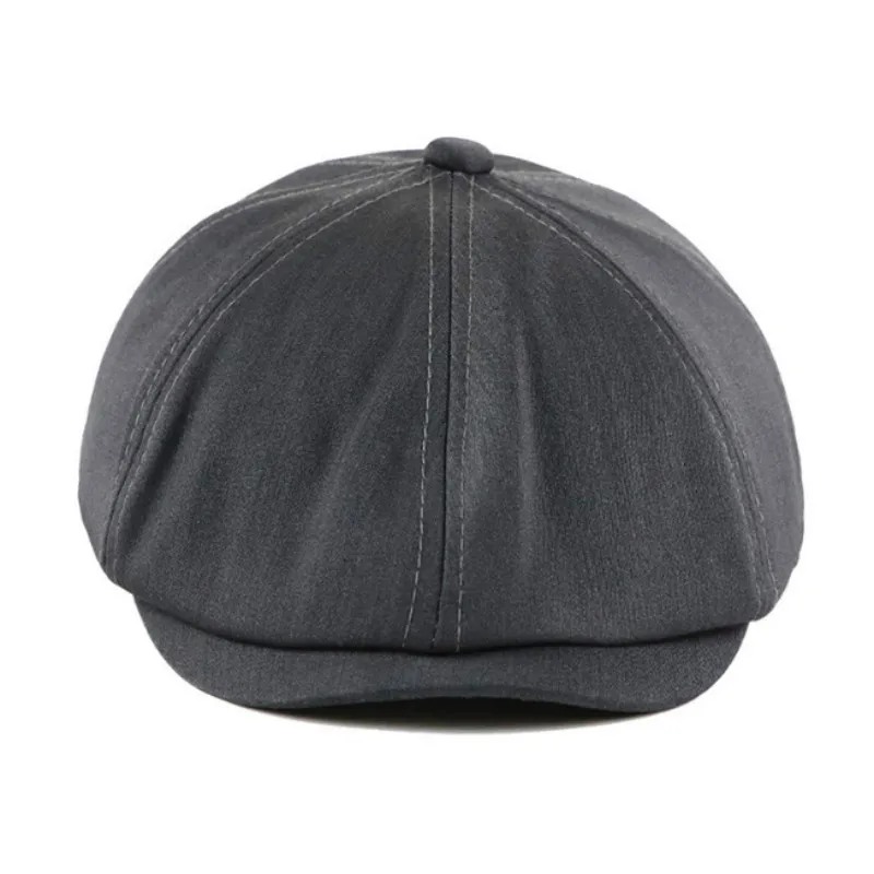 

blank old men beret hat vintage male flat cap spring summer retro cabbile ivy cap cotton breathable newsboy style visor cap bone
