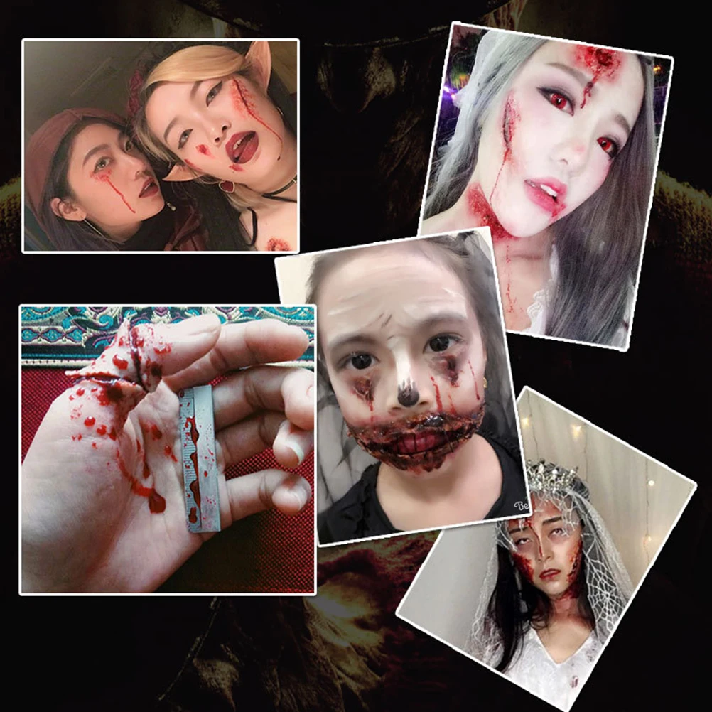 Многофункциональный Миниатюрный искусственный бридок имитация шрама