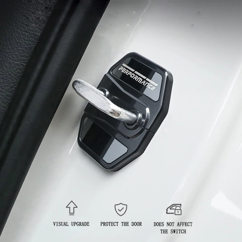 

4 Pcs Car Styling Door Lock Cover Cap Protective For BMW 1 2 3 4 5 7Series E46 E39 E36 E60 E87E92 E93 E61 E62 E70 E90 E91 X5 X6