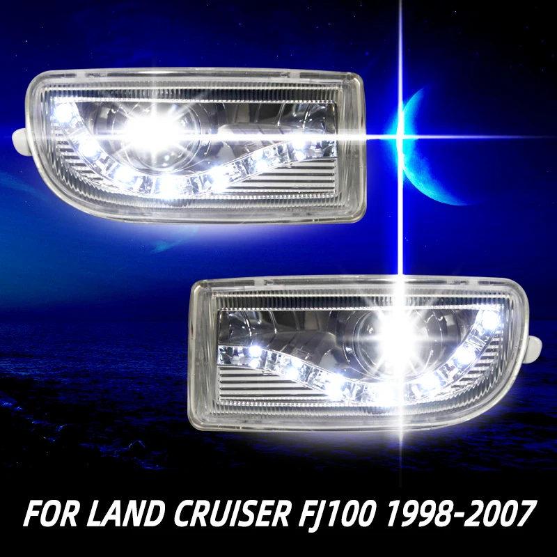 Для Toyota Land Cruiser LC100 FJ100 светодиодный противотумансветильник дневные ходовые