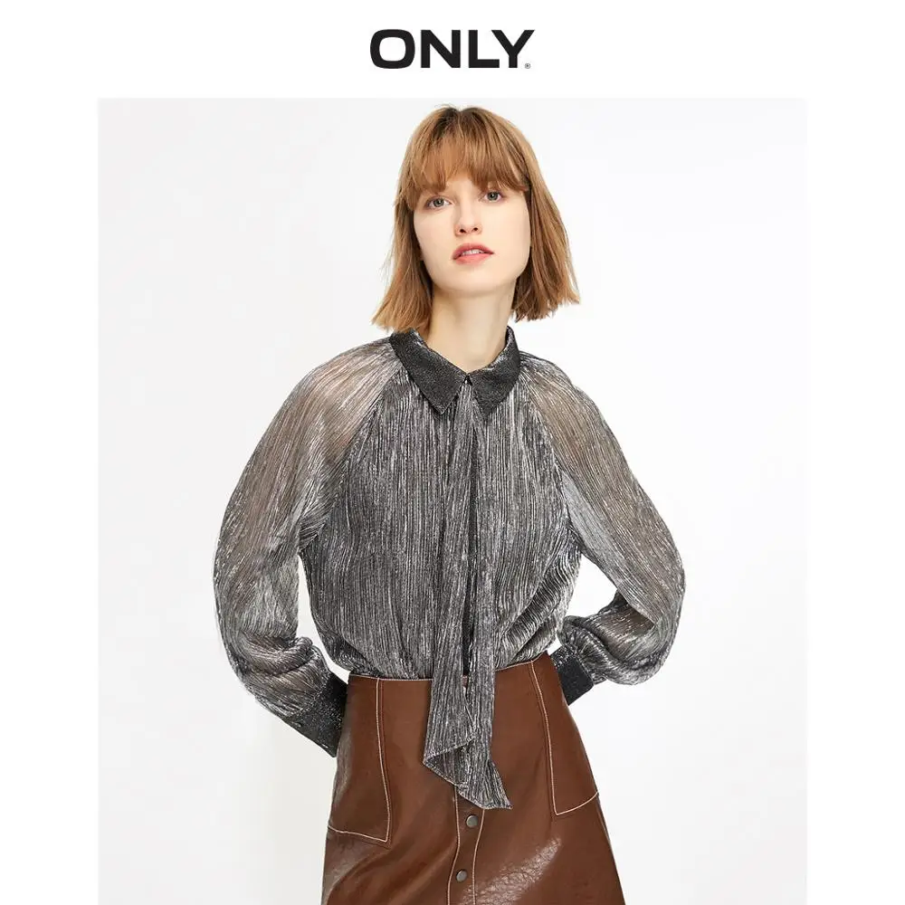 

ONLY Women's Two-tiered Bright Yarn Shirt | 120105578