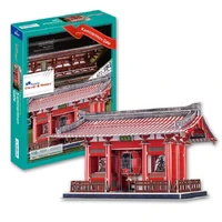 3d paper puzzle building model toy kaminarimon gate sensoji temple entrance door japan worlds famous architecture hand work 1pc