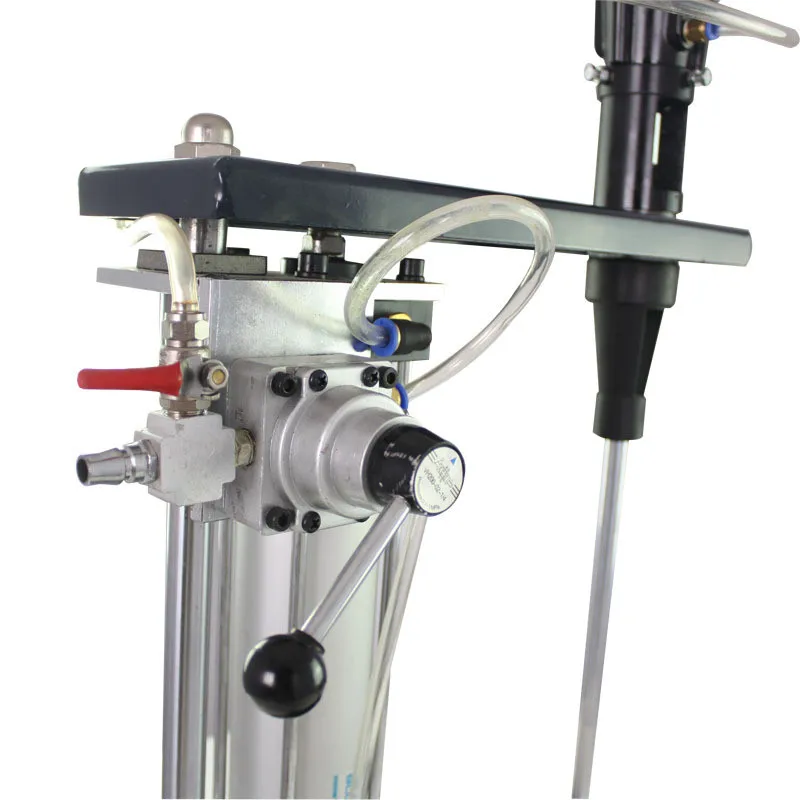 

Pneumatic mixer 50 gallons 200 liters fully automatic lifting paint mixer 5 inch mixing blade