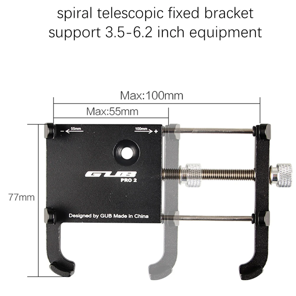 gub bicycle phone holder aluminum alloy universal scooter road mountain electric bike handlebar mount stand for smartphone gps free global shipping