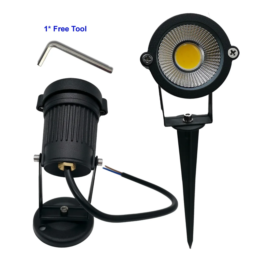 Уличная садовая светодиодная лампа 220 В 110 3 Вт 5 7 9 Вт|led lawn|spike lightlandscape spot lighting |