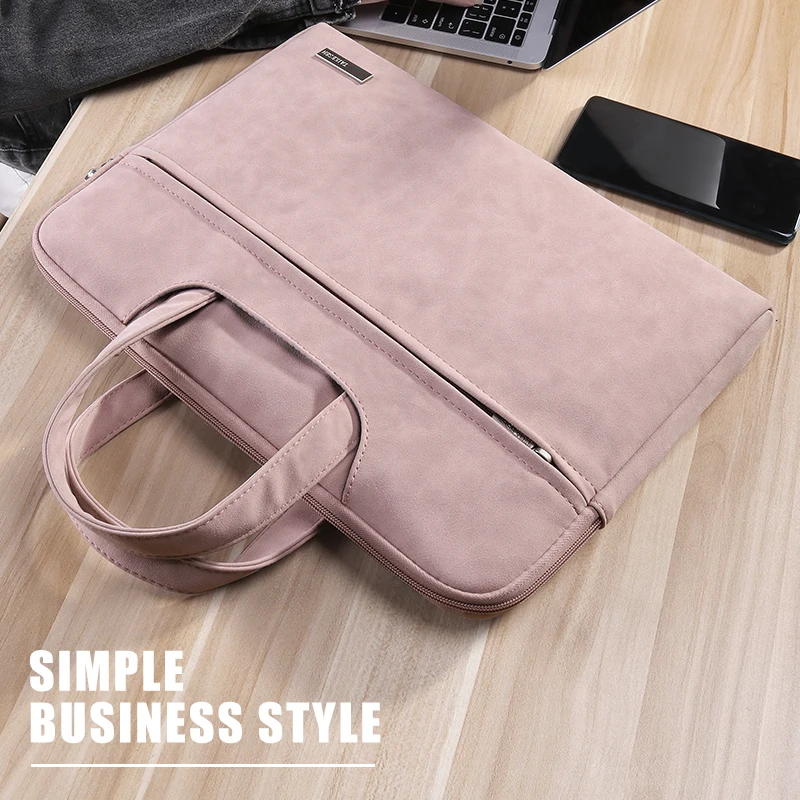 

Laptop Bag women Notebook Carrying Case Briefcase for Macbook Air 13.3 14 15.6 inch men Handbags shoulder pro 13 case Mouse Bag