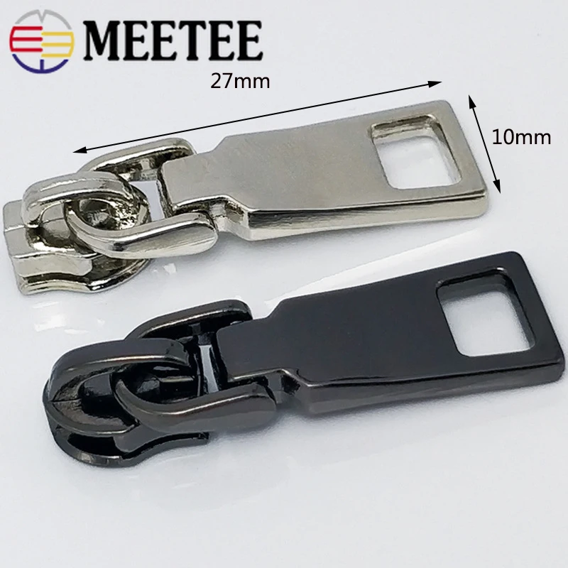 10 шт. слайдеры на молнии Meetee для 3 #5 # нейлоновых пуховых курток с карманом сумка