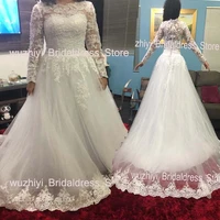 wuzhiyi wedding dress a line vestido de noiva elegant robe de soiree t500 factory sale for wedding gown custom made brides dress