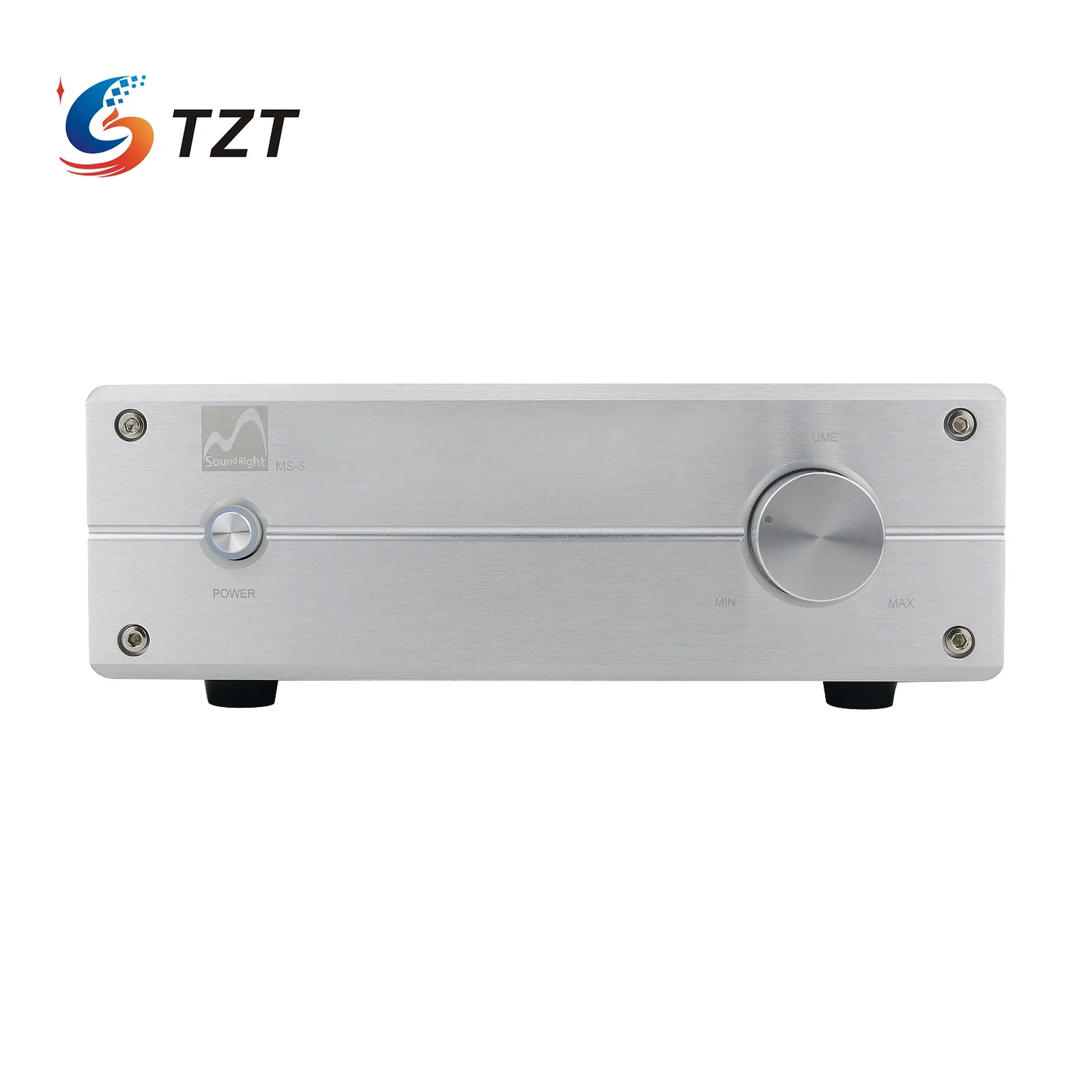 Усилитель мощности TZT MS-6 улучшенная версия Hi-Fi усилитель LM3886 100 Вт + встроенная