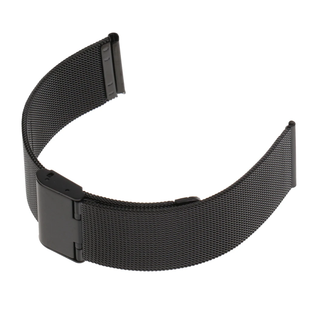 

18/20/22mm Mesh Stainless Steel Milanese Watch Band Link Bracelet Wrist Strap